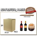 Scatola PANETTONE E BOTTIGLIA NATALE 27,5X19,5X32