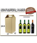 Scatola 4 BOTTIGLIE VINO E OLIO 17x17x32,5