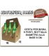 CESTA PER 6 BOTTIGLIE DI BIRRA 33 cl