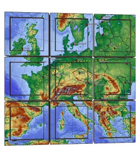 CARTINA GEOGRAFICA EUROPEA