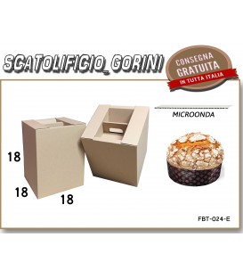 Scatola PER PANETTONE  1kg 18x18x18