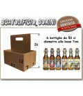 CESTA PER 6 BOTTIGLIE DI BIRRA 50 cl