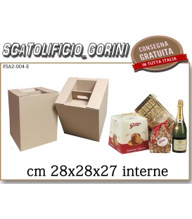 Scatola PER PANETTONE   28X28X27