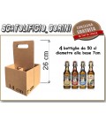 CESTA PER 4 BOTTIGLIE DI BIRRA 50 cl