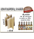 ALVEARE 6 POSTI PER BOTTIGLIE DI BIRRA 33 cl