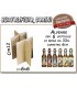 ALVEARE 6 POSTI PER BOTTIGLIE DI BIRRA 33 cl