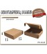 Scatola fustellata 15x15x4