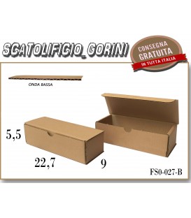 Scatola fustellata 22,7x9x5,5