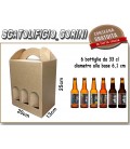 CONFEZIONE PER 6 BOTTIGLIE DI BIRRA 33 cl