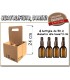 CESTA PER 4 BOTTIGLIE DI BIRRA 50 cl