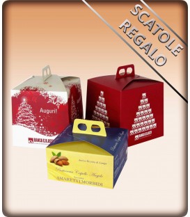 SCATOLE PANETTONE E BOTTIGLIA